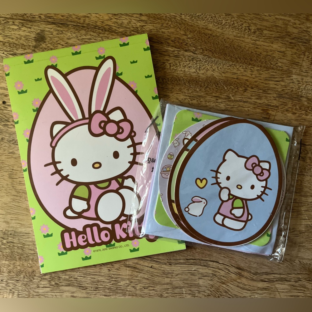 Hello Kitty Easter Stationary Set